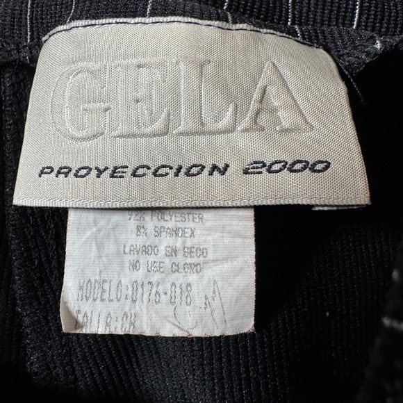 Vintage 2000s GELA Pinstripe Cargo Pants Y2K Rare Find - Picture 5 of 9